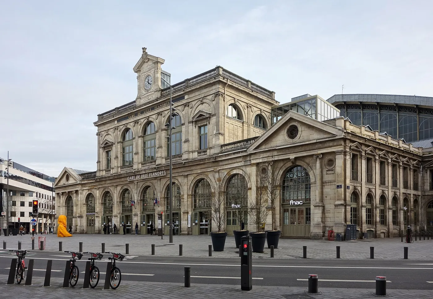 Façade de la gare de Lille-Flandres